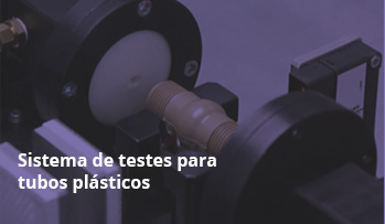 Sistema de testes para tubos plasticos